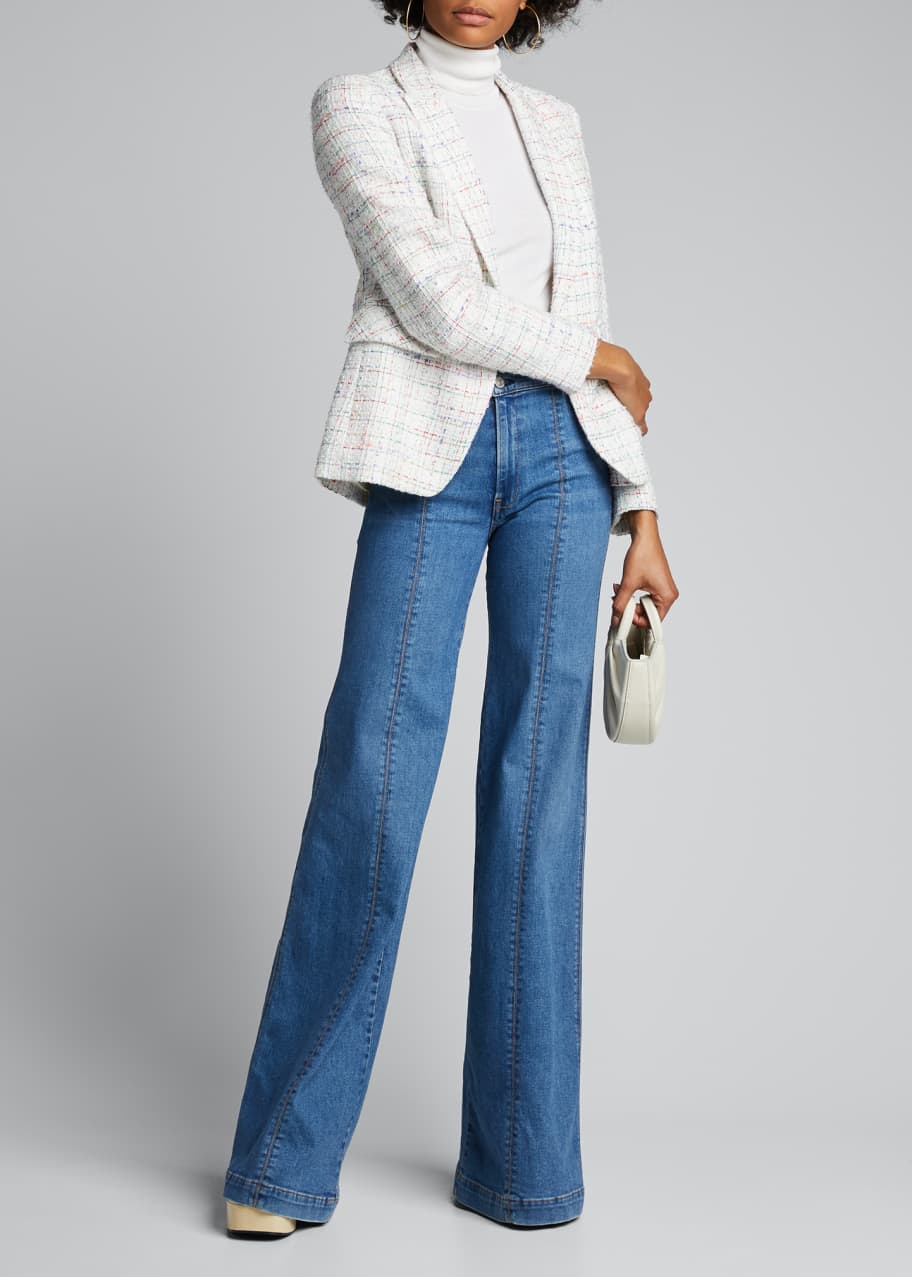 Veronica beard ember wide leg jeans clearance
