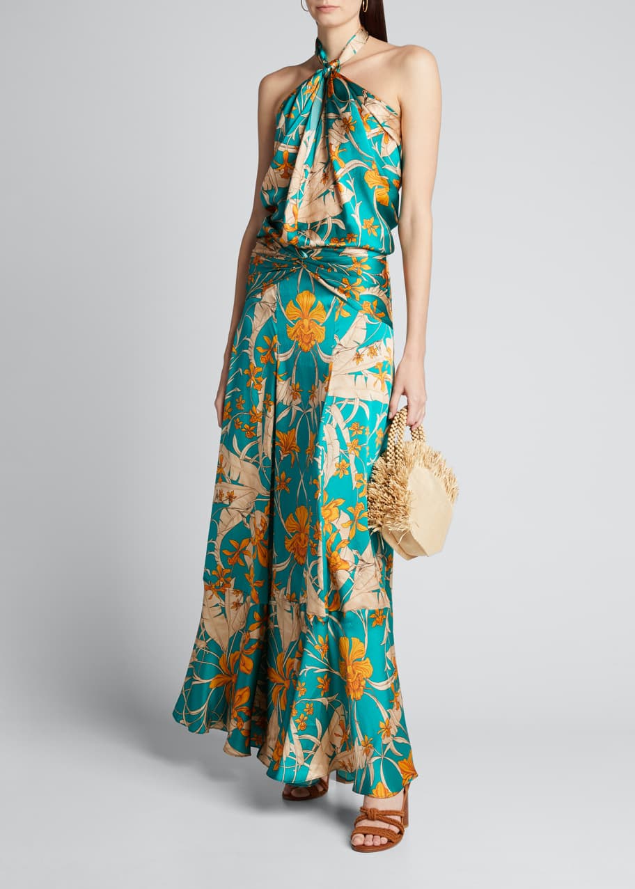 Johanna Ortiz Femme Nouvelle Halter Dress Bergdorf Goodman