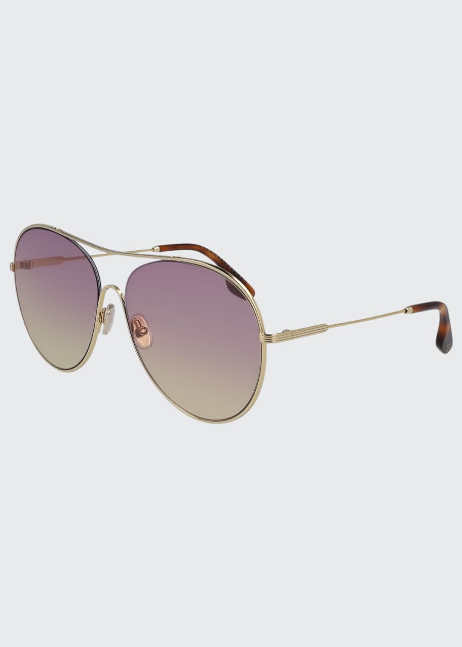 Victoria beckham clearance loop aviator sunglasses