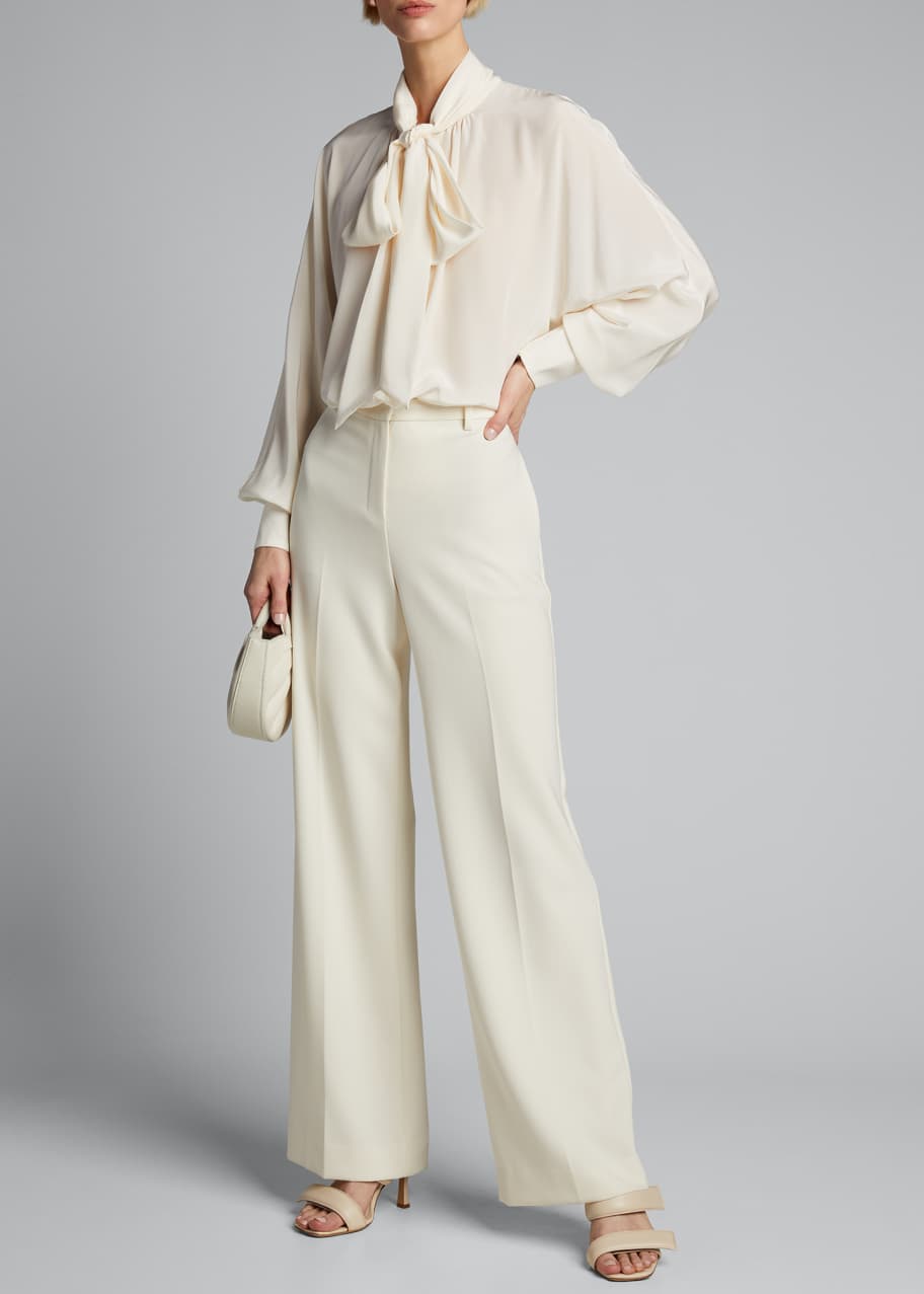 silk batwing top