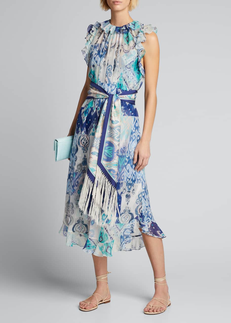 Zimmermann Glassy Ruffle Sleeveless