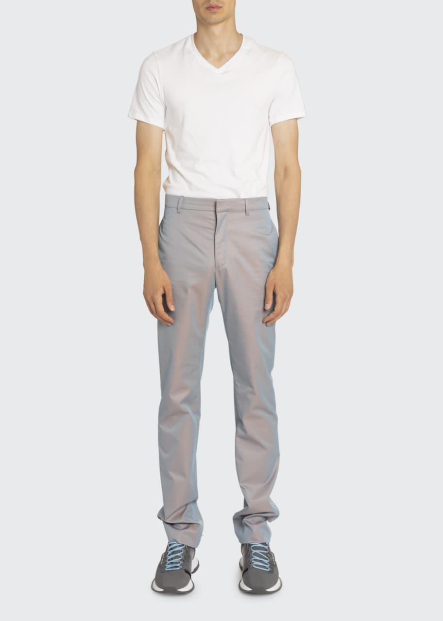 Image 1 of 1: Men's Relaxed Skinny-Fit Suiting Pants
