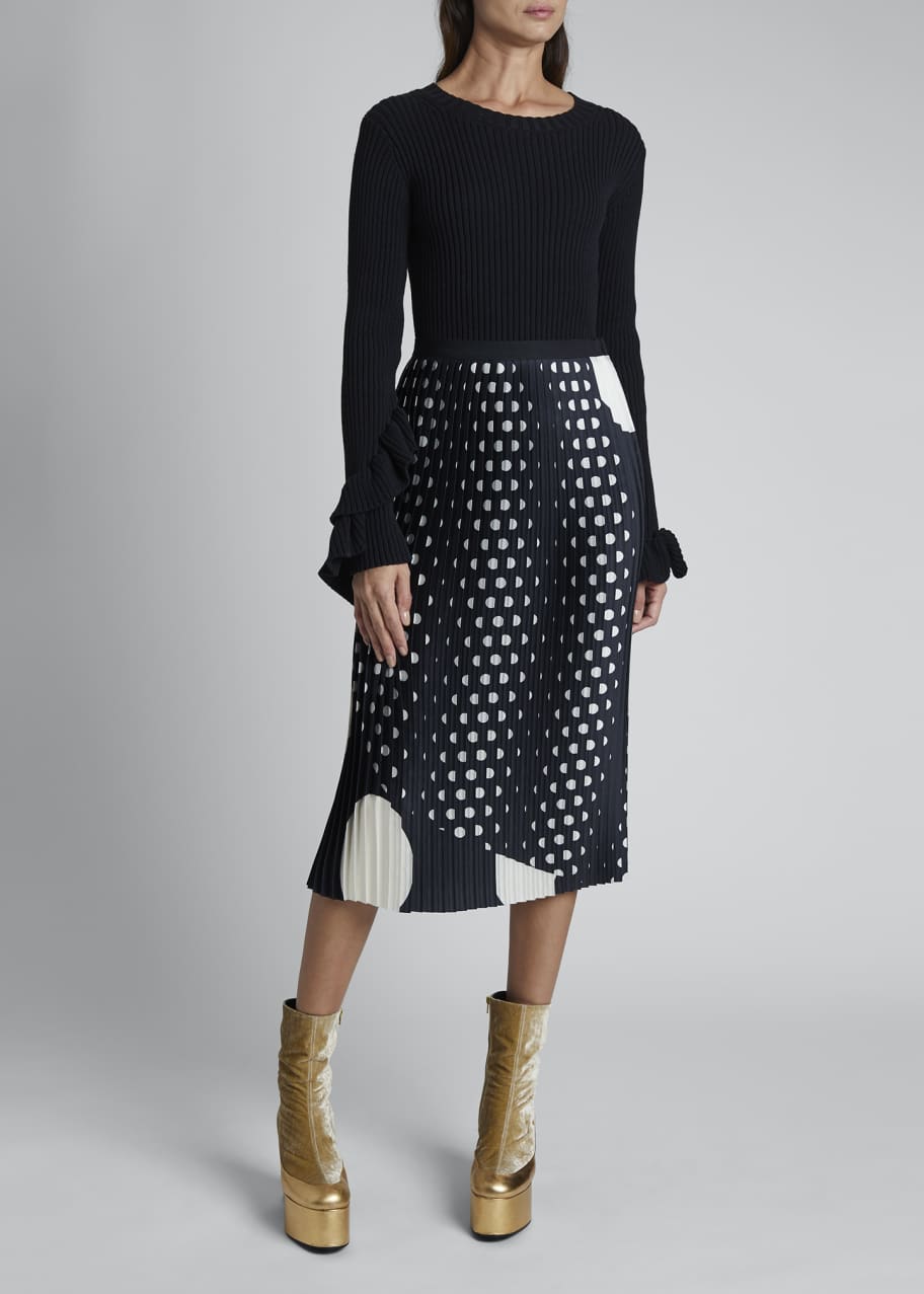 Dries van noten polka dot skirt clearance