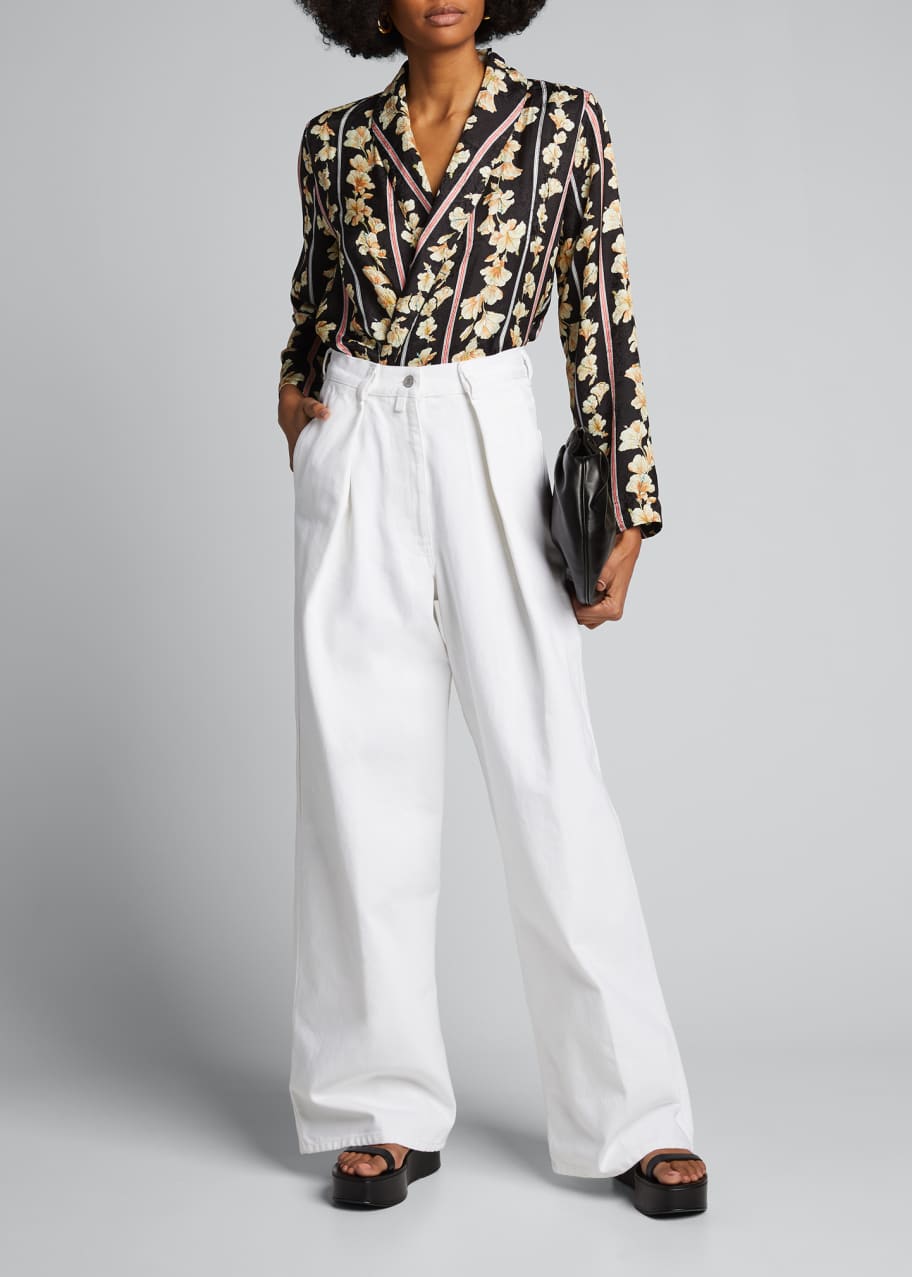 Dries van noten wide leg pants clearance