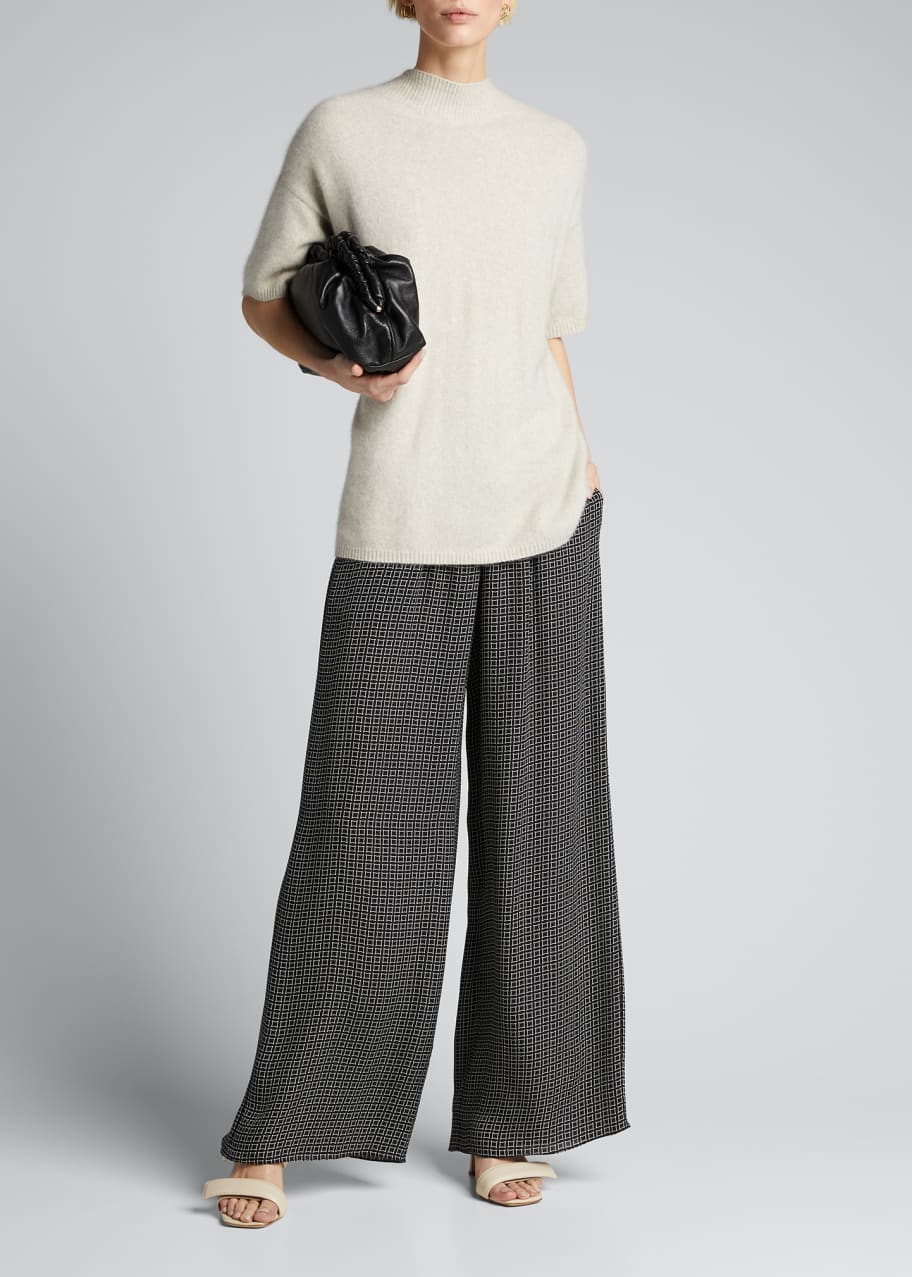 theory rib cuff silk joggers