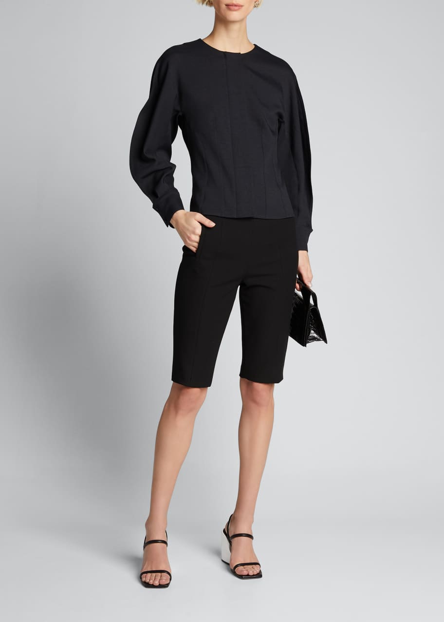 tibi biker shorts