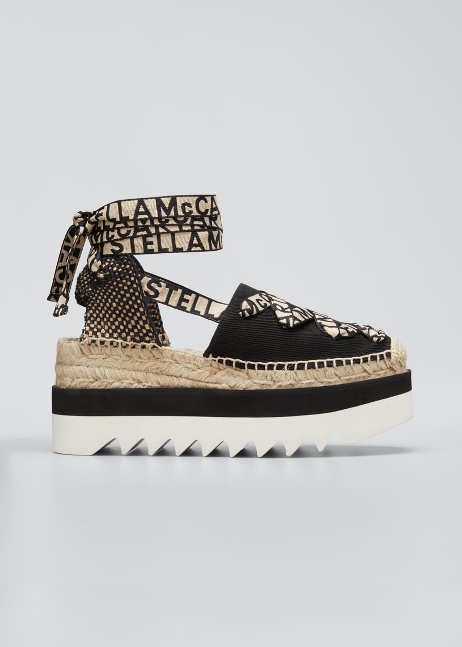 Stella McCartney Gaia Sneaker-Bottom Espadrille Sandals - Bergdorf 