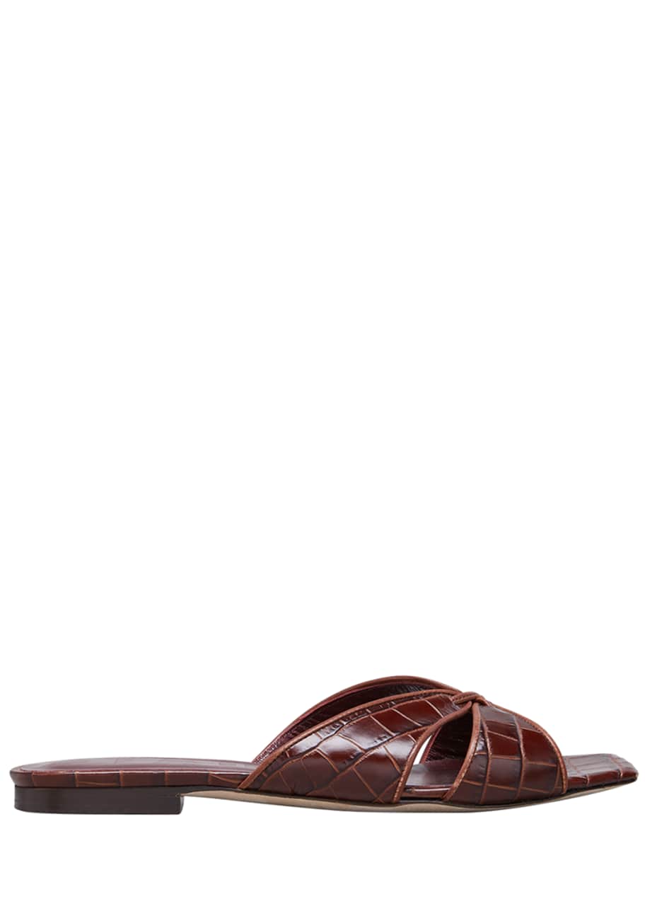 Mock croc sandals outlet