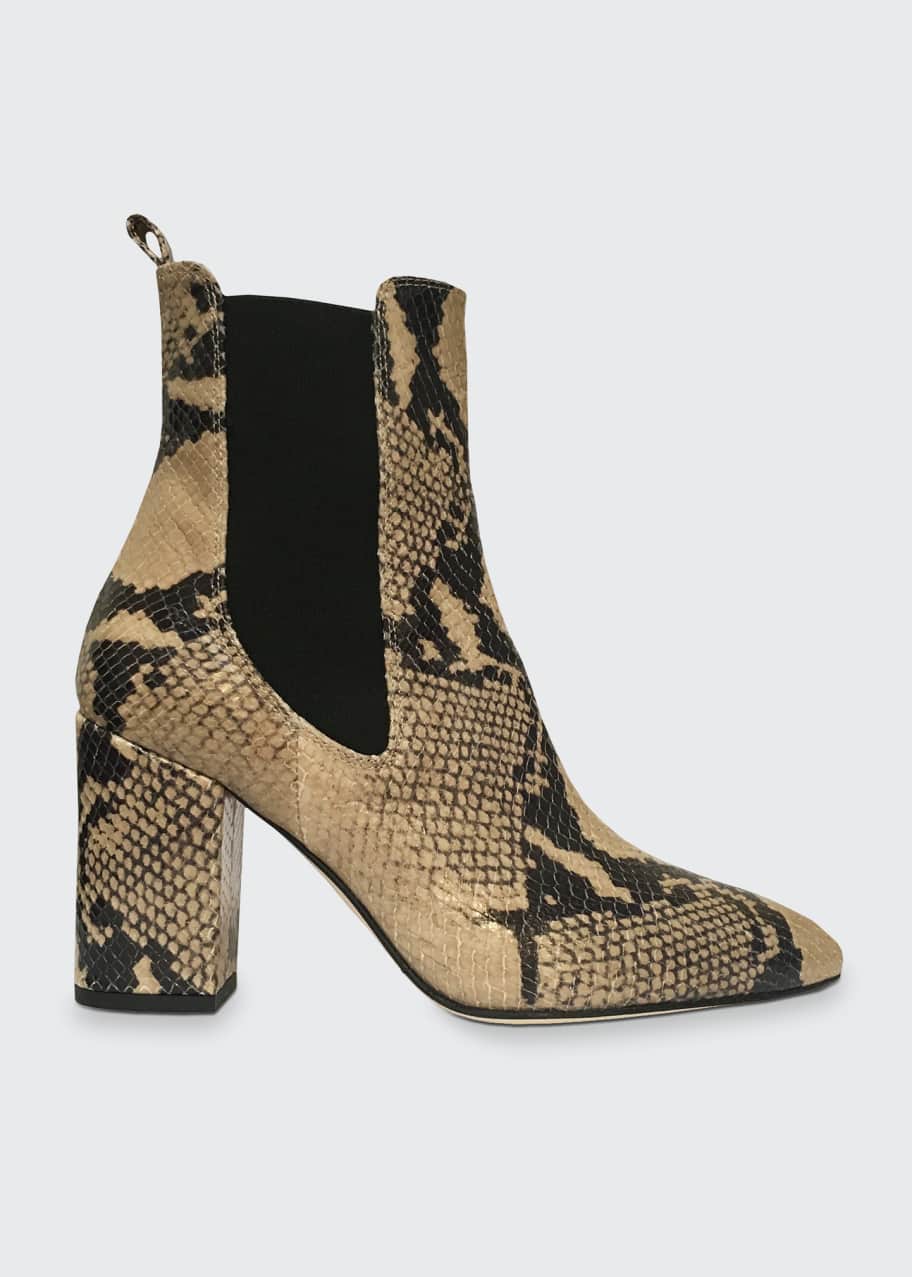 paris texas python ankle boots