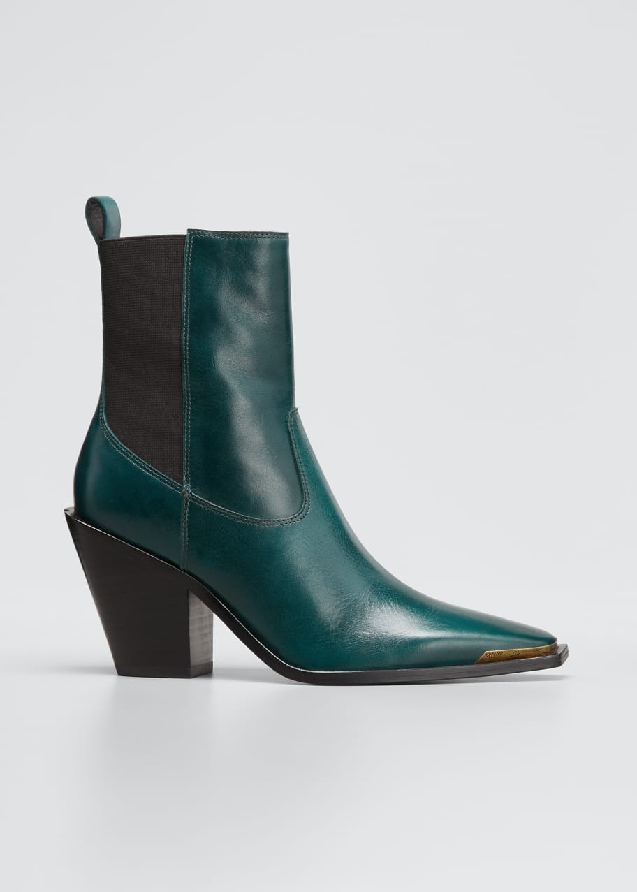 square toe western booties