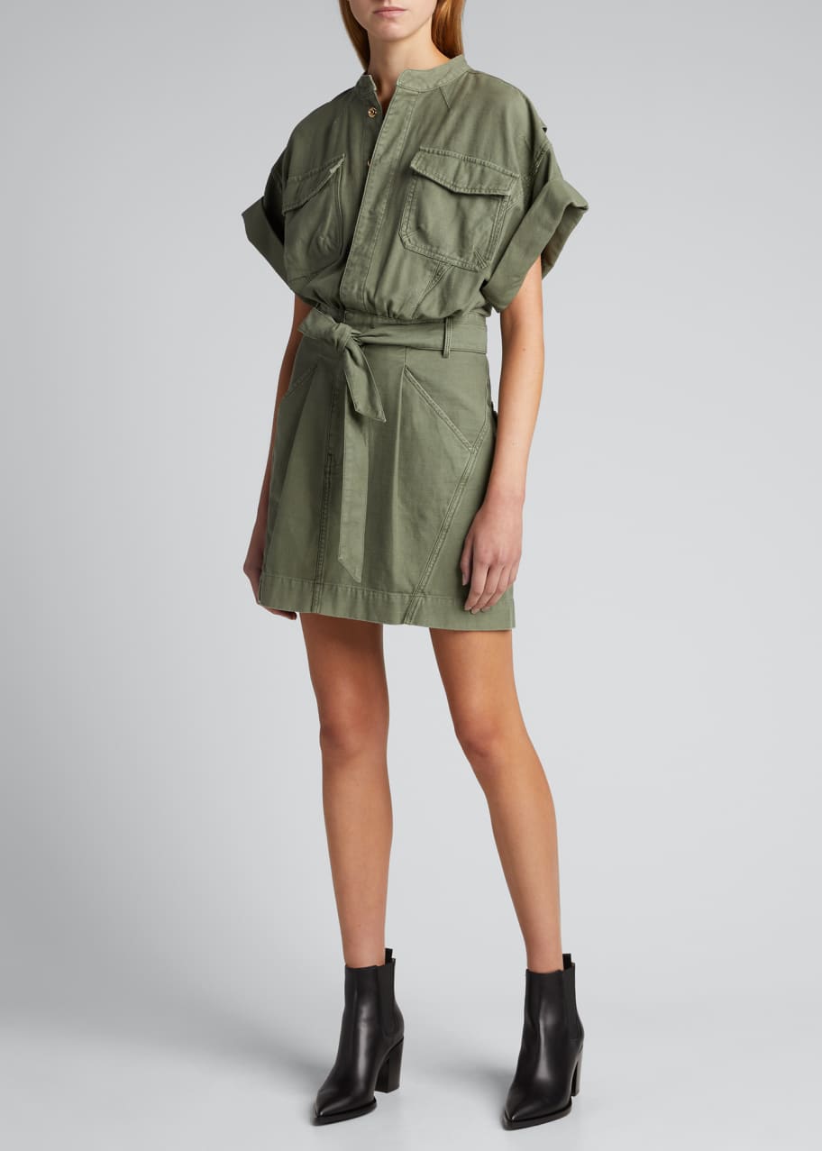 Frame twisted shirt dress clearance