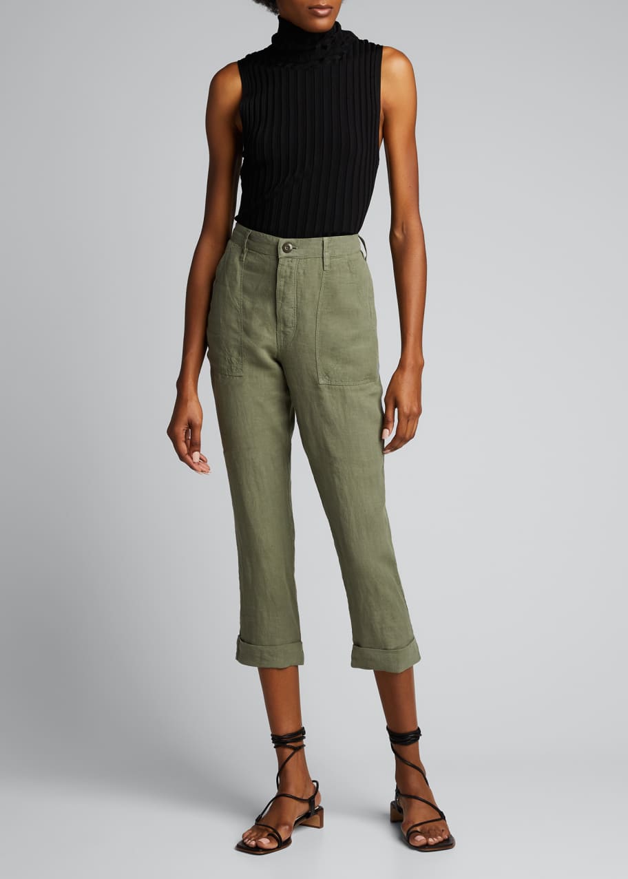 Frame linen pants clearance