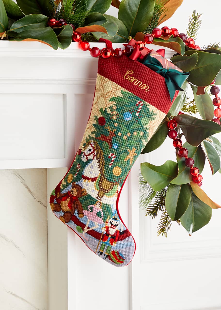 Sferra Needlepoint Toys Stocking, Personalized - Bergdorf Goodman