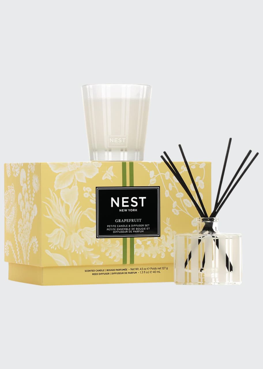 NEST New York Grapefruit Petite Candle & Diffuser Set ...
