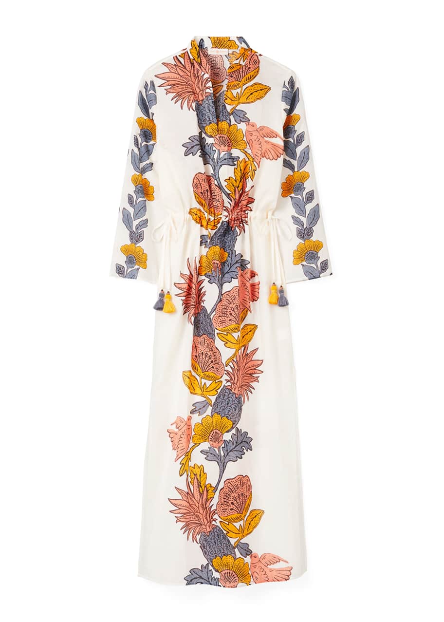 Tory burch printed long caftan clearance