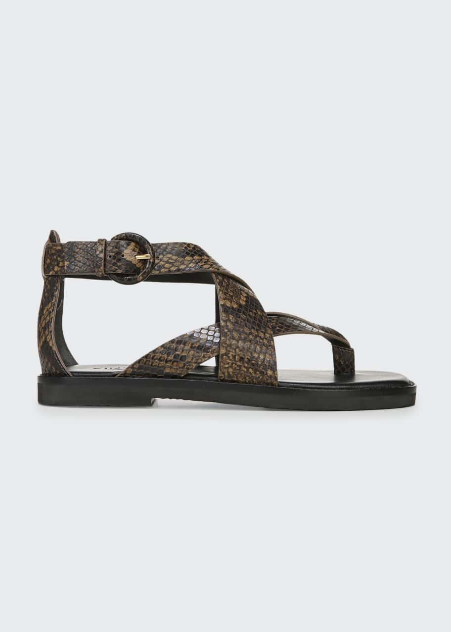 vince morris strappy flat sandal