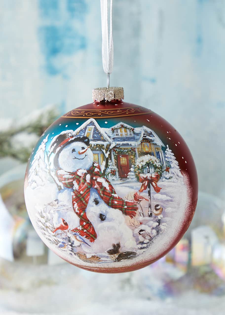 G. Debrekht An Old Fashioned Christmas, Limited Edition Glass Ball