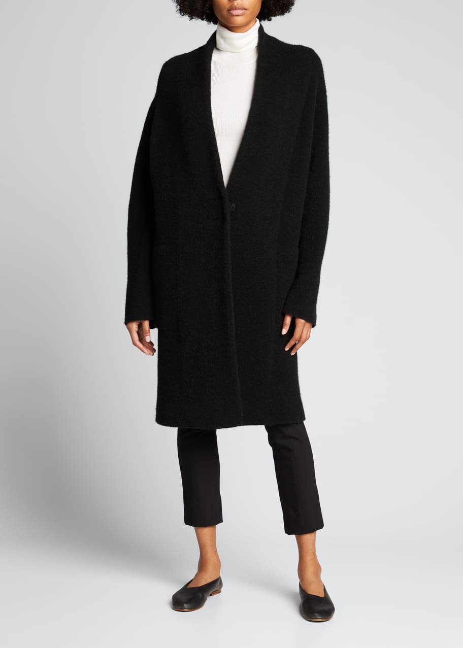 vince classic wool blend coat