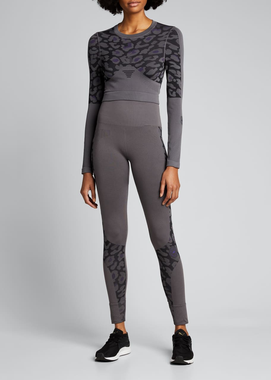 Adidas By Stella Mccartney True Purpose Cropped Long Sleeve Active Top Bergdorf Goodman