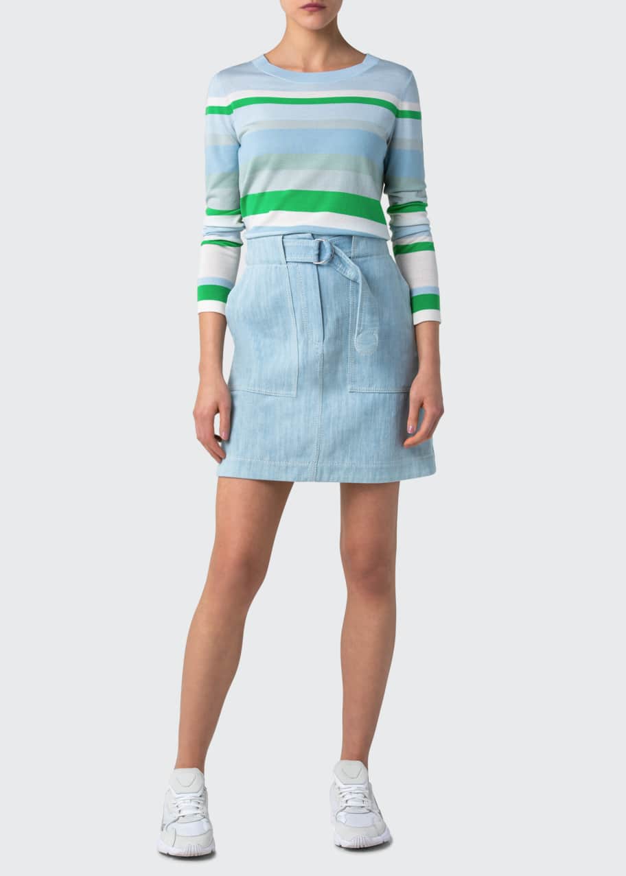 akris punto striped sweater