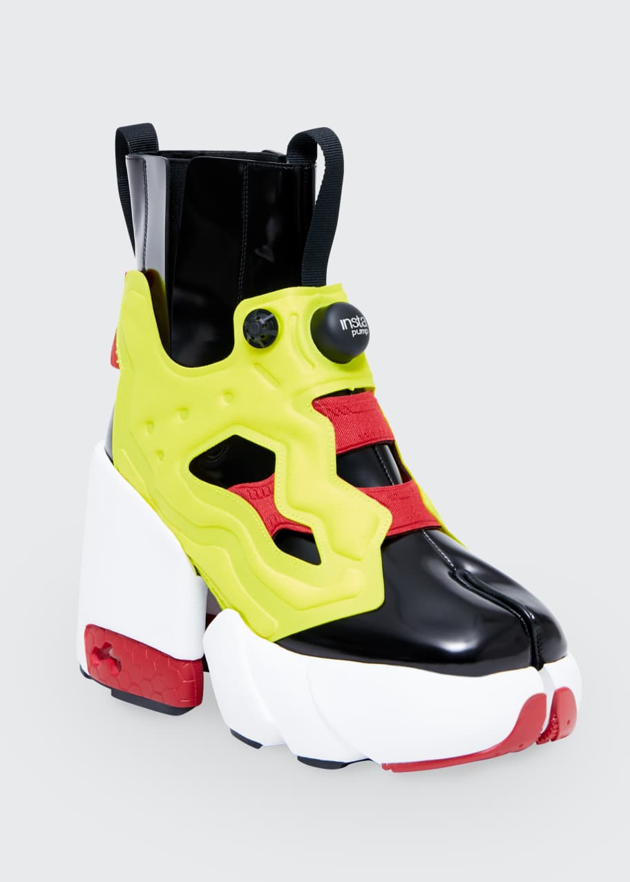 Maison Margiela X Reebok Tabi Instapump Fury Hi Boots Bergdorf Goodman