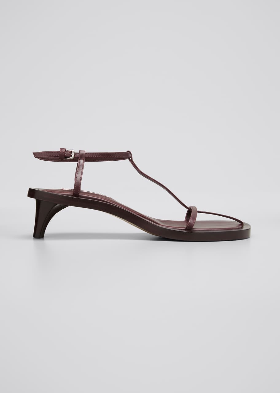 leather t strap