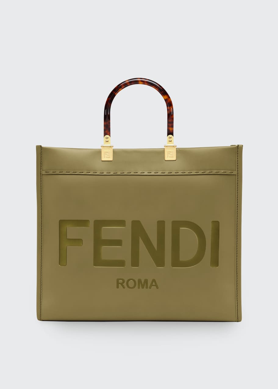 Fendi Sunshine Medium Leather Shopper Tote Bag - Bergdorf Goodman