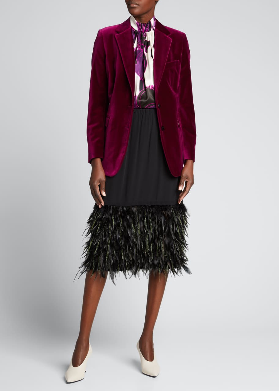 Dries van noten velvet jacket Clearance