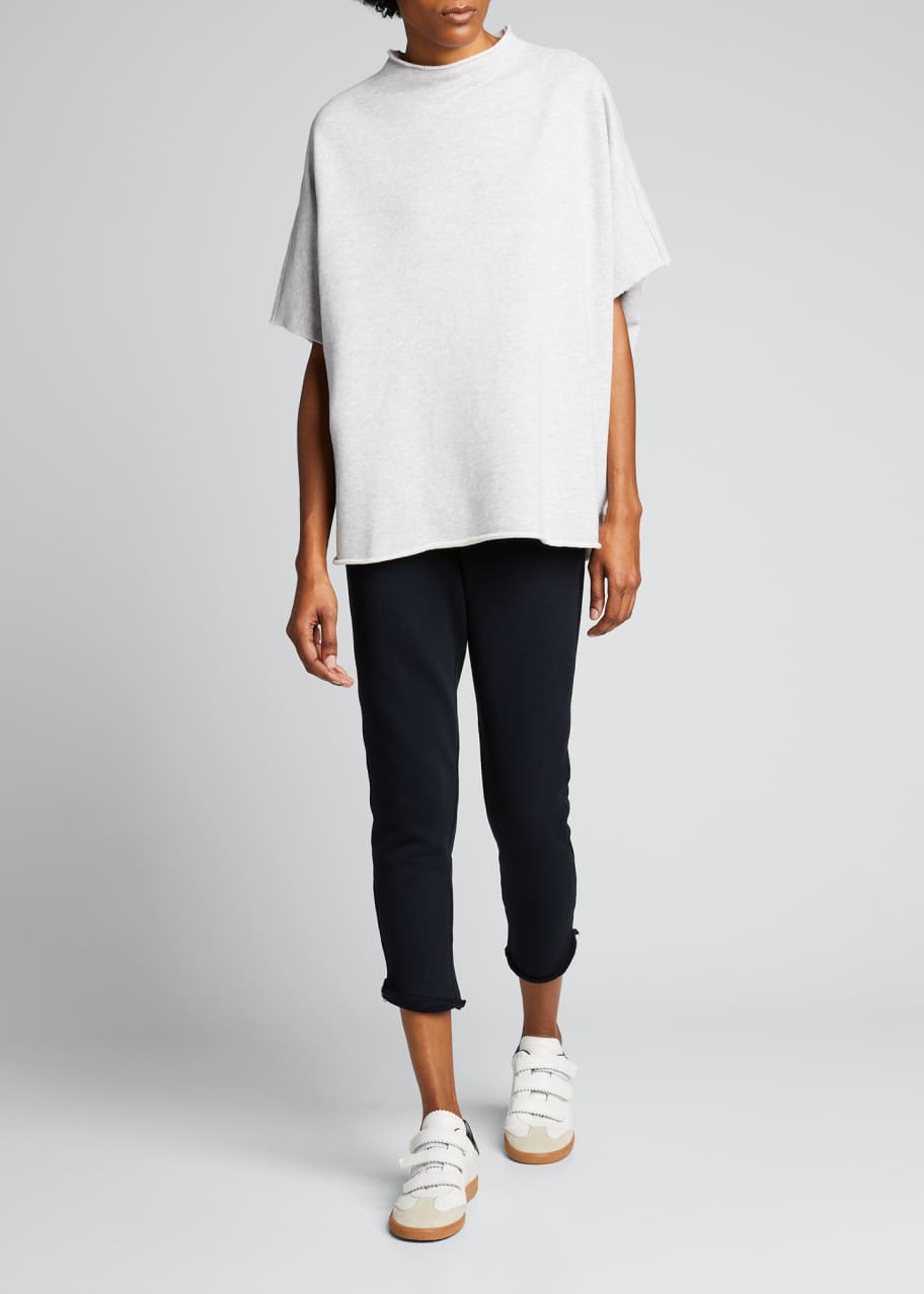 Frank Eileen Tee Lab Funnel Neck Cotton Capelet Top Bergdorf Goodman