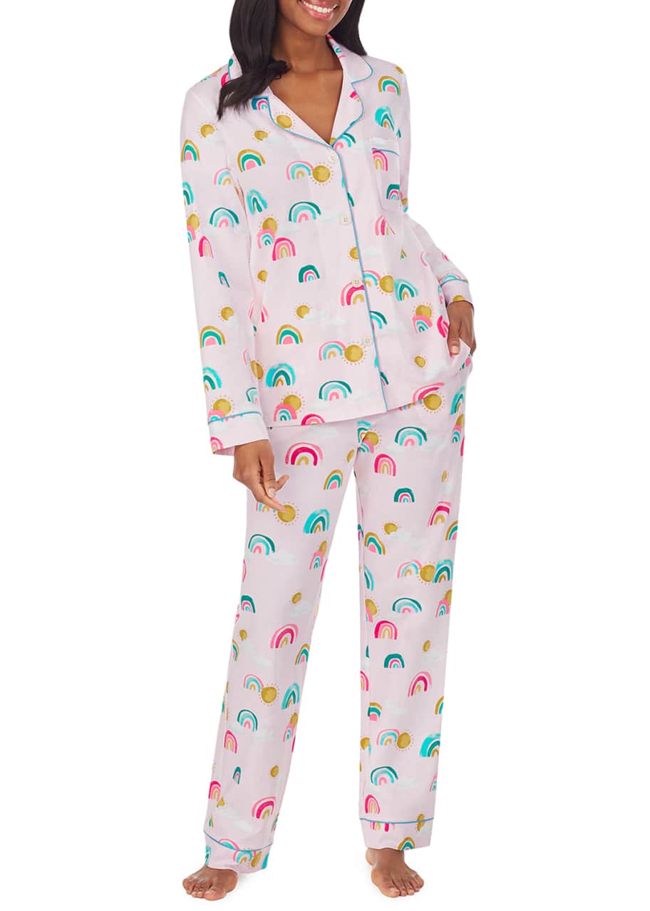BedHead Pajamas Rainbows Classic Long-Sleeve Pajama Set - Bergdorf Goodman