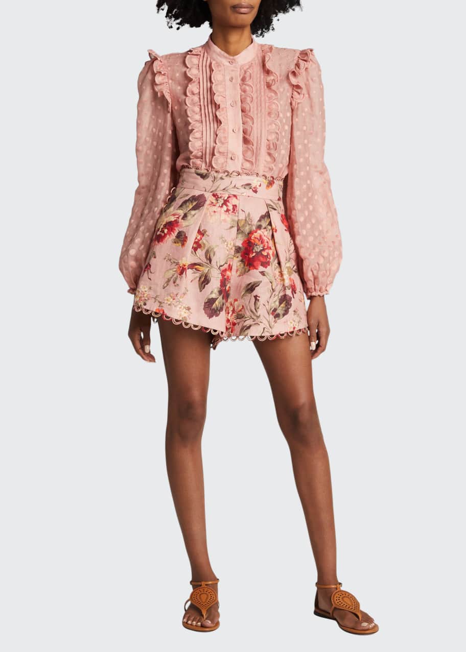 scalloped shirt