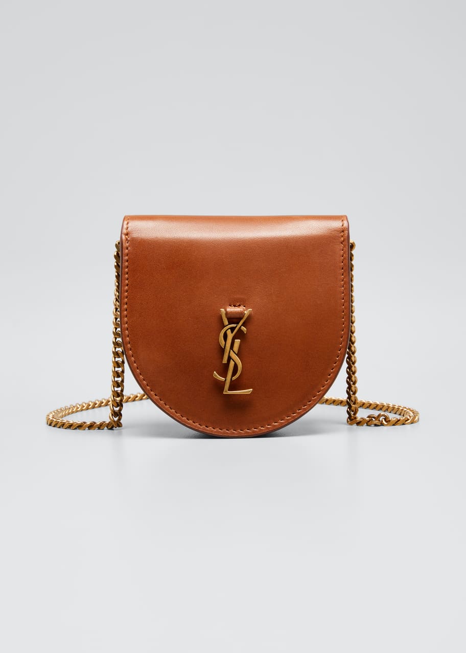 Saint Laurent Kaia Baby Leather Saddle