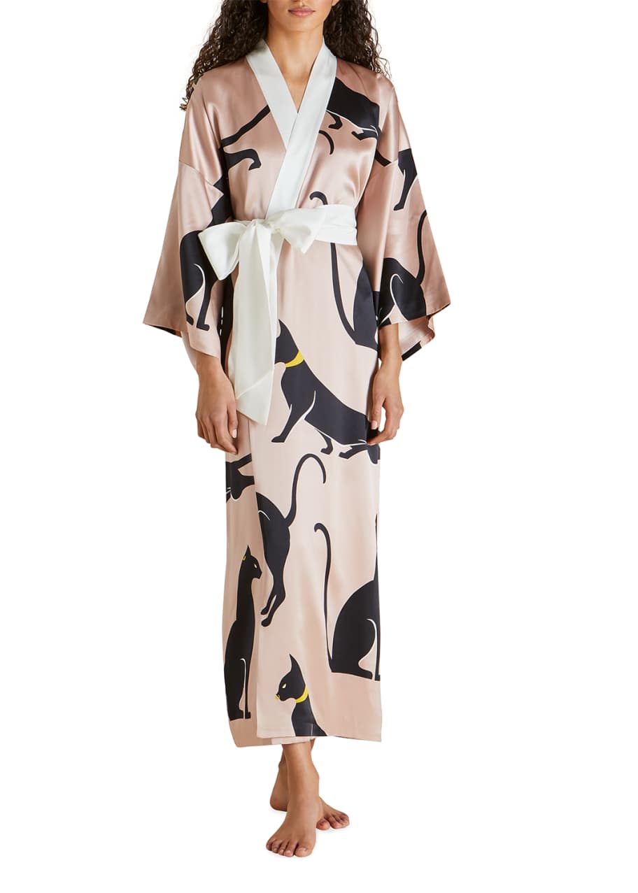 Olivia von halle silk robe shop
