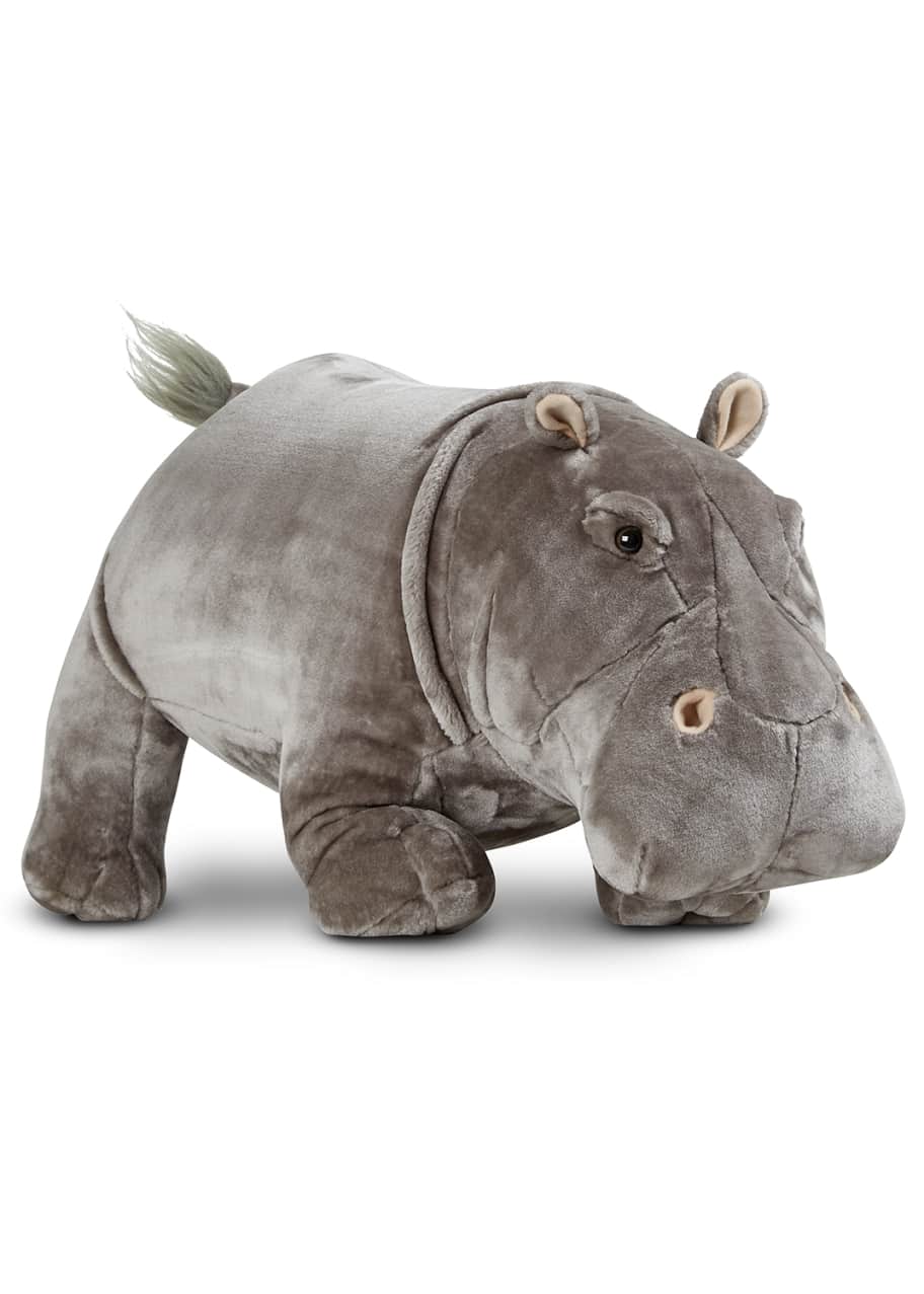 green hippo plush