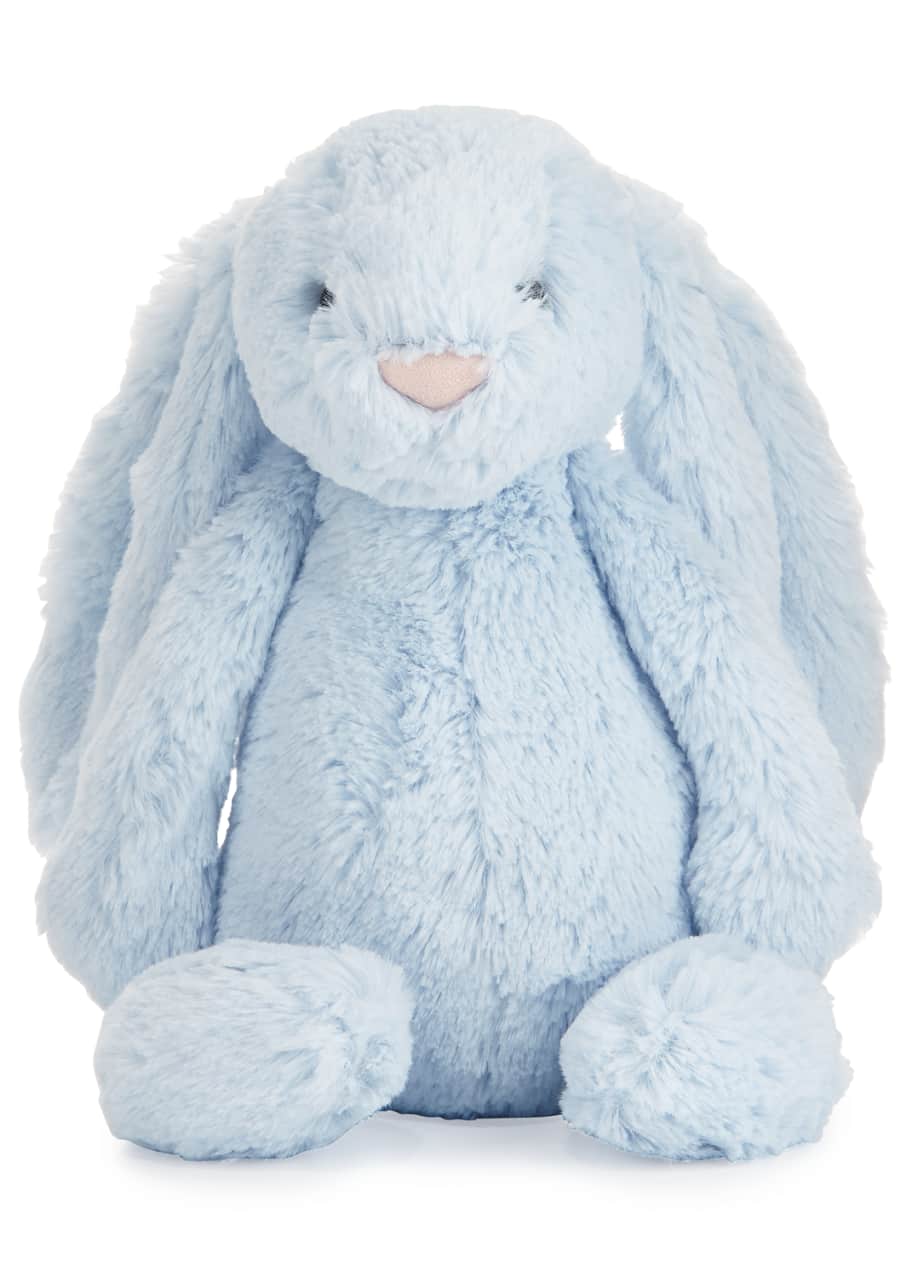 blue stuffed rabbit
