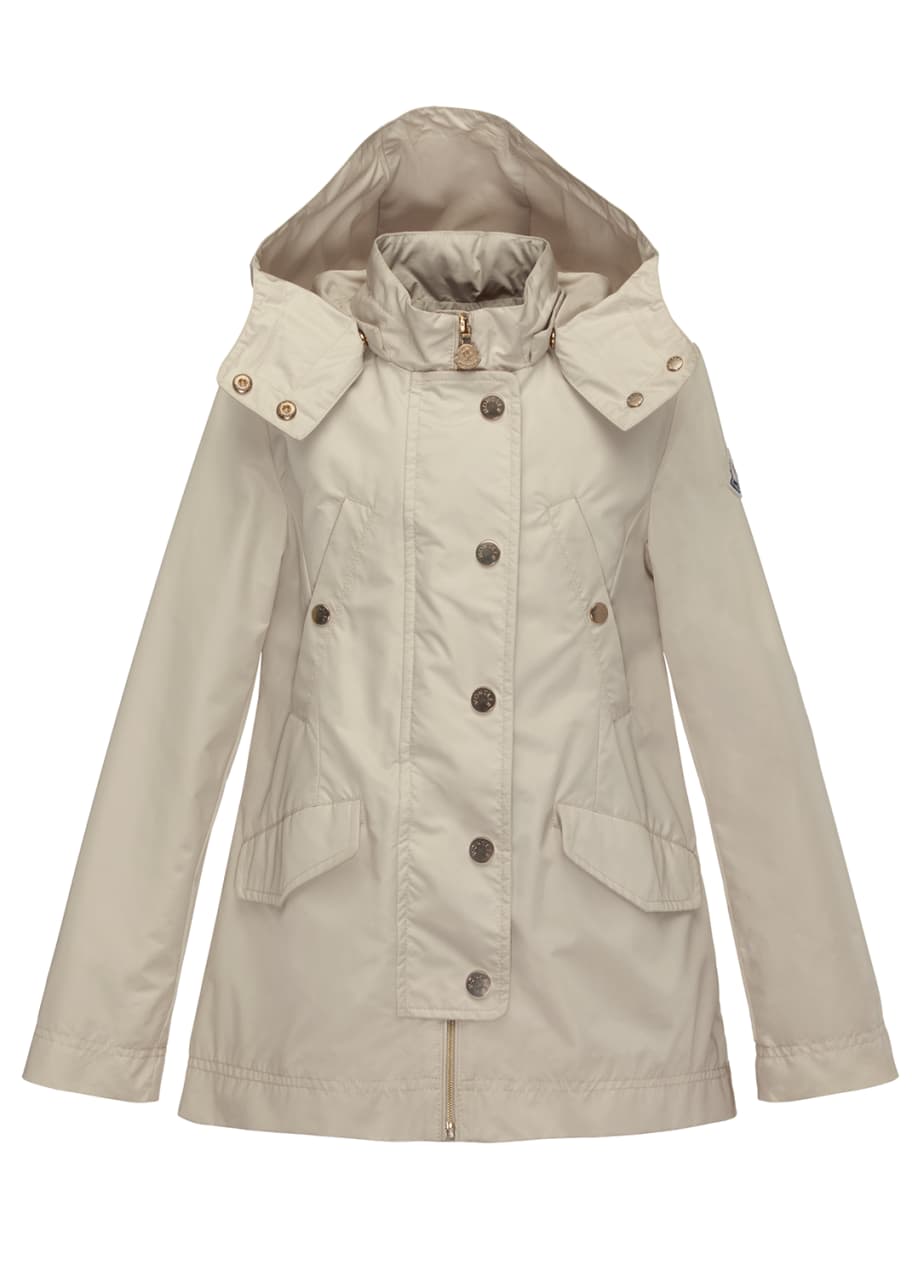 Moncler Armance Hooded Jacket Tan Size 8 14 Bergdorf Goodman