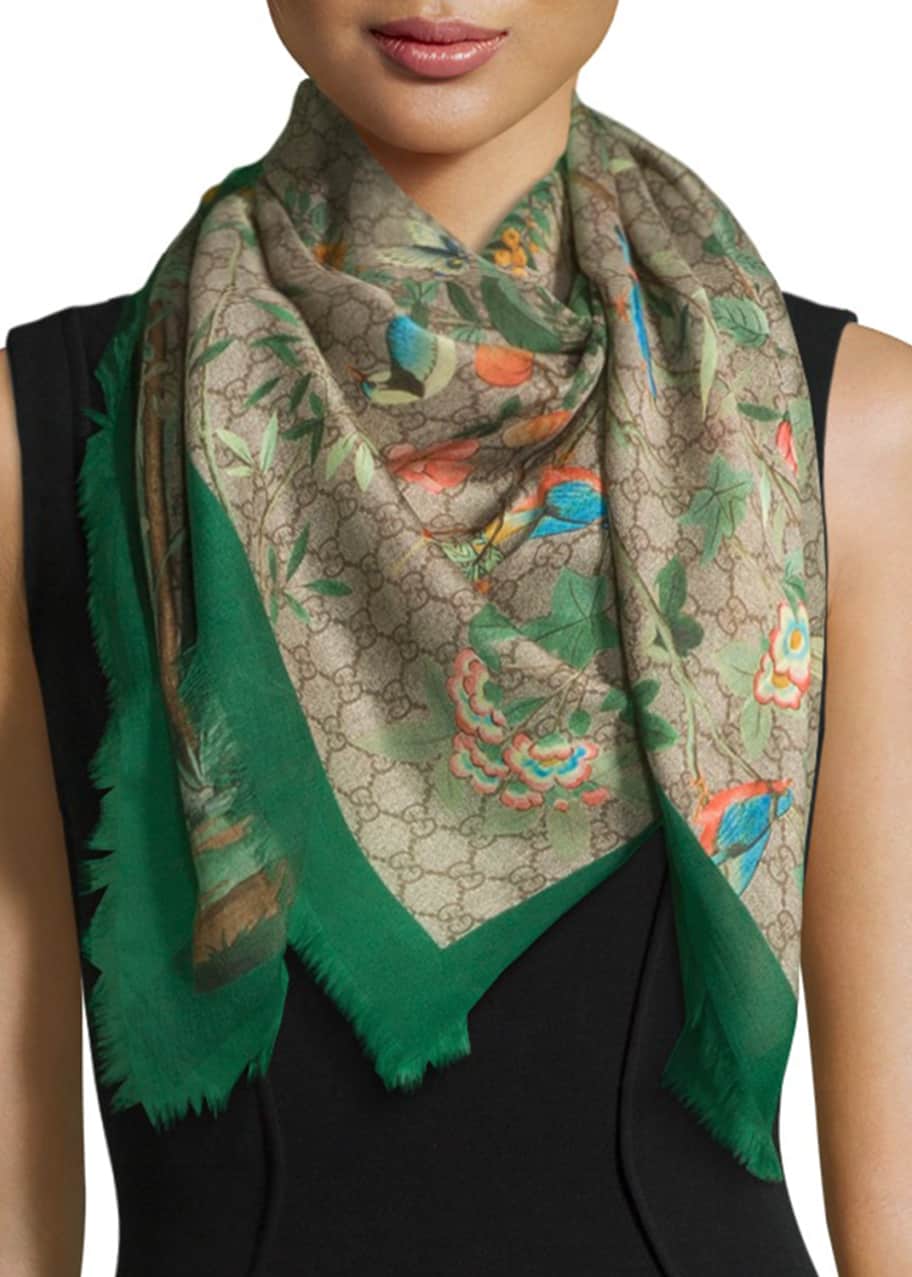 Gucci Tian Foulard Scarf Bergdorf Goodman