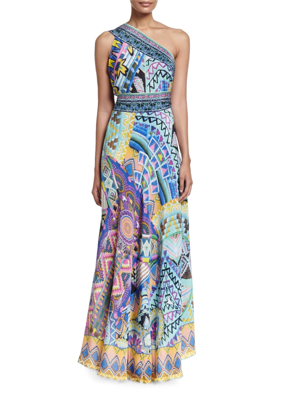 Camilla Embellished Sarong Multi-Wear Silk Maxi Dress, Alice in ...