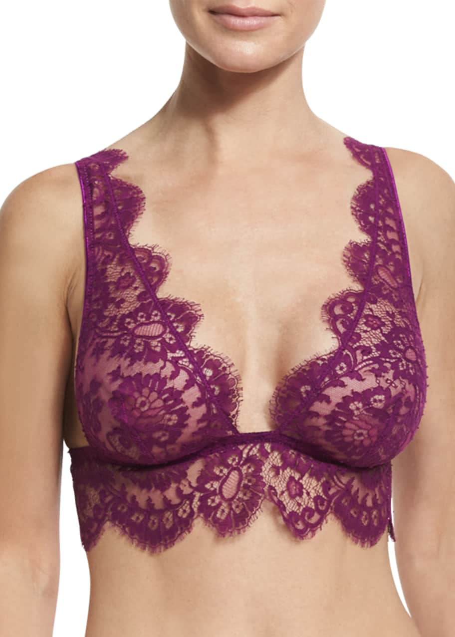 I.D. Sarrieri Noir Comme La Robe Special Lace Bralette - Bergdorf Goodman