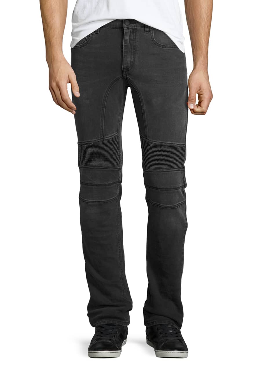 Moto style cheap jeans