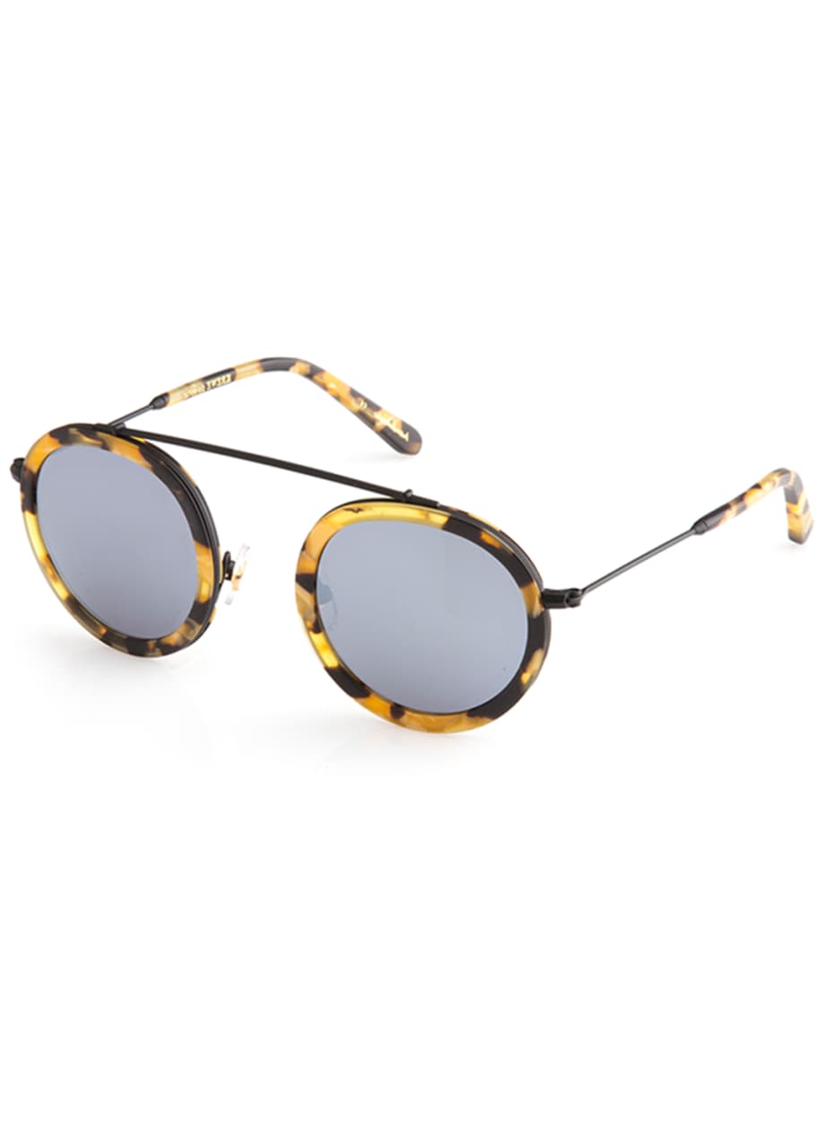 KREWE Conti Matte Mirrored Aviator Sunglasses Bergdorf Goodman