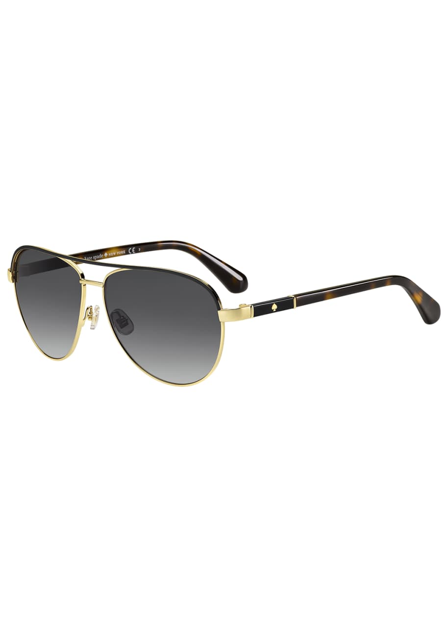 kate spade new york emilyann aviator sunglasses Bergdorf Goodman