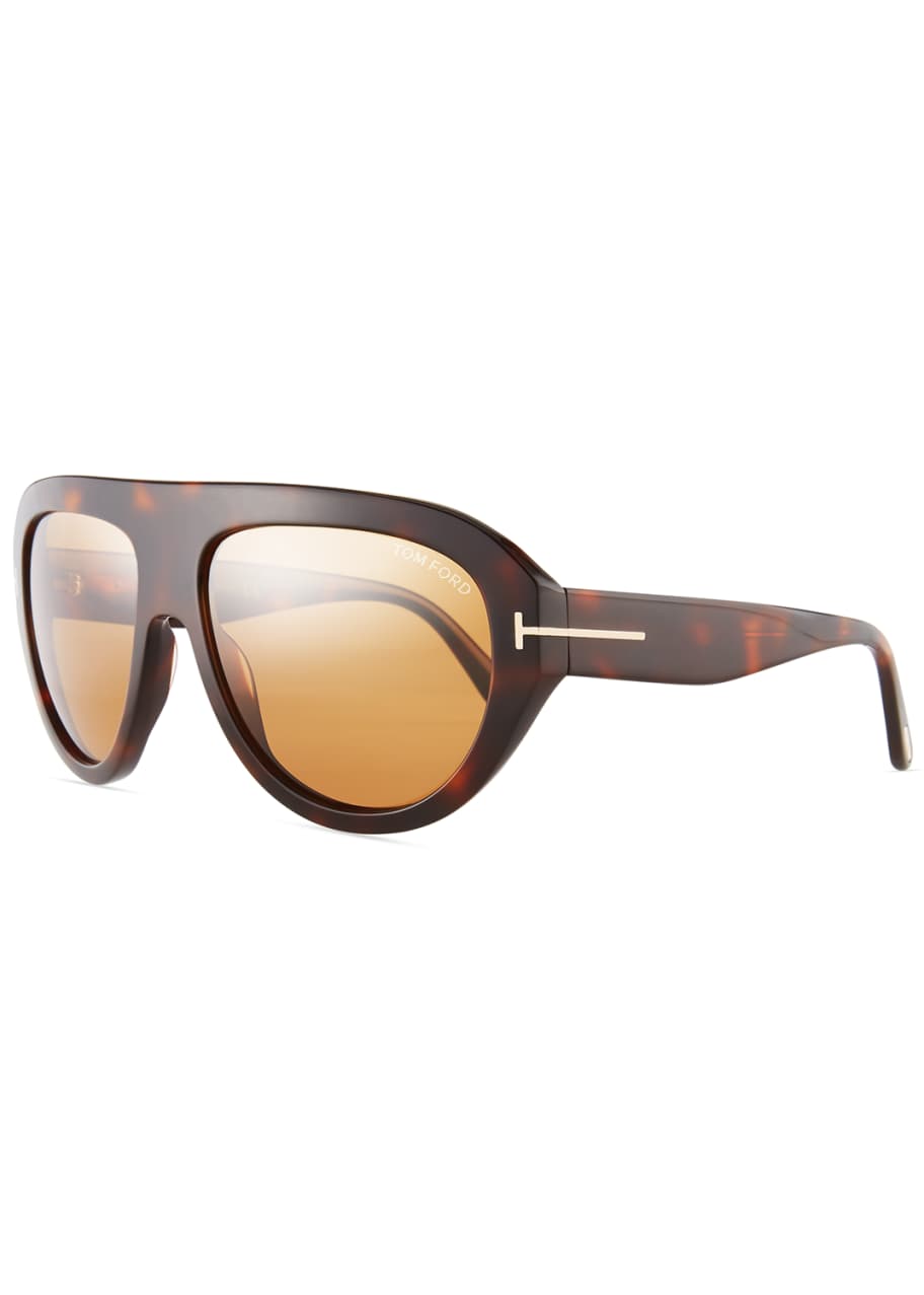 TOM FORD Felix Acetate Shield Sunglasses - Bergdorf Goodman