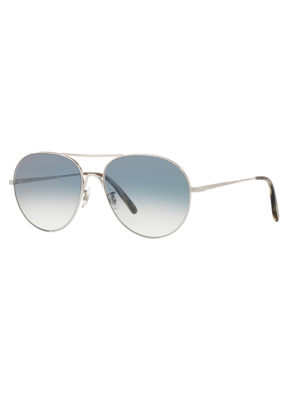 Oliver peoples rockmore aviator sunglasses discount