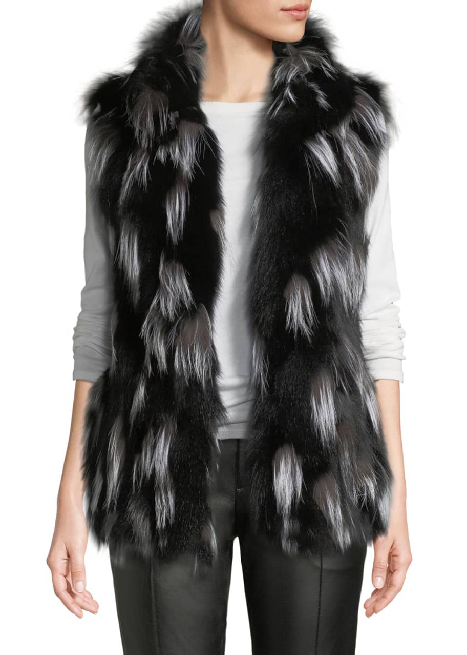 Pologeorgis fur vest sale