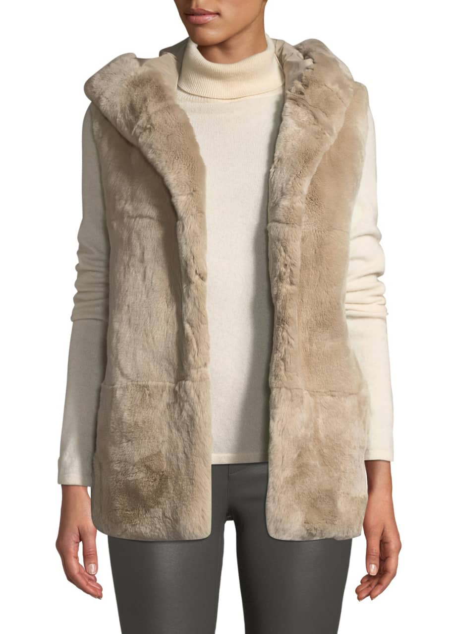 Belle fare fur vest on sale