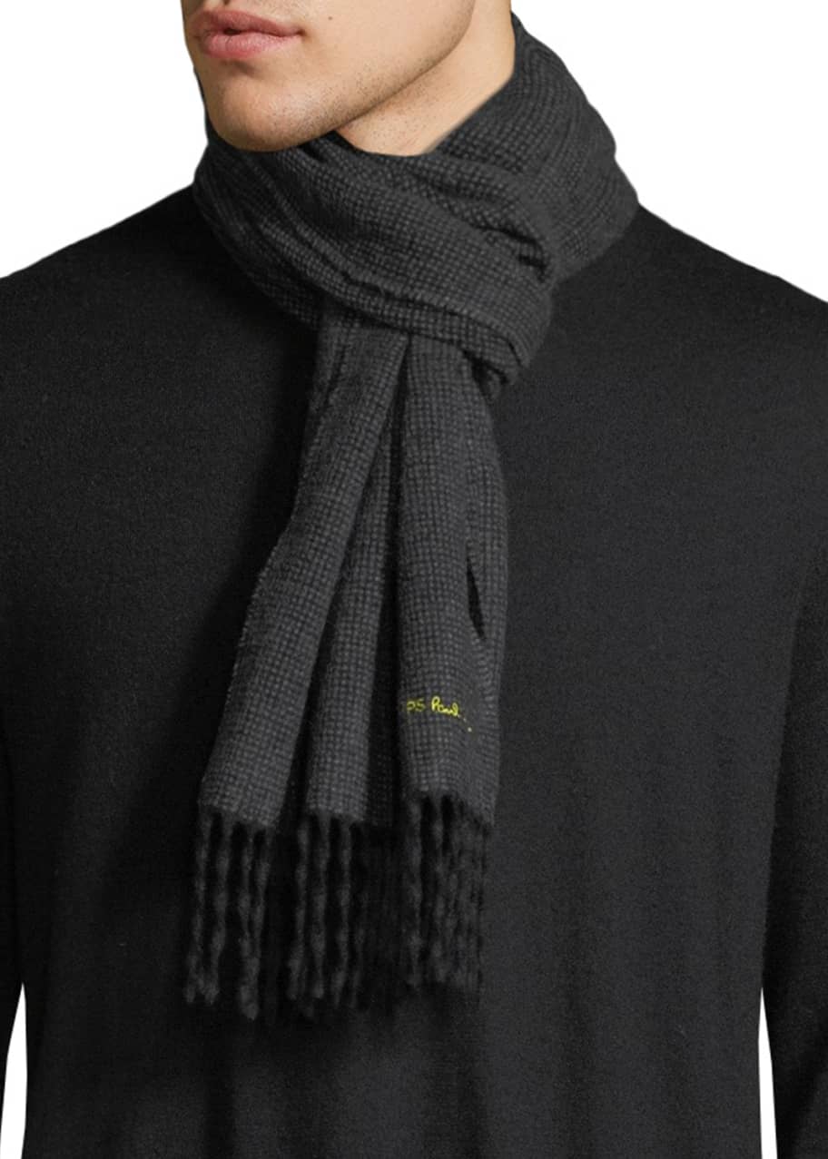 Paul Smith Men's Cashmere Scarf Bergdorf Goodman