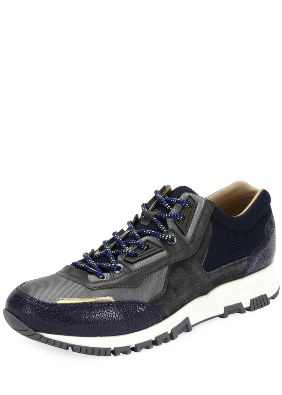 lanvin mesh sneakers