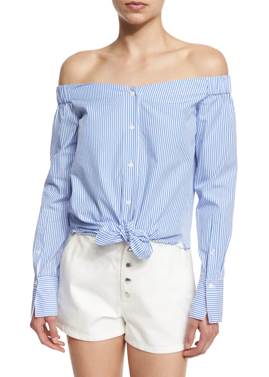 Rag and bone off the shop shoulder top