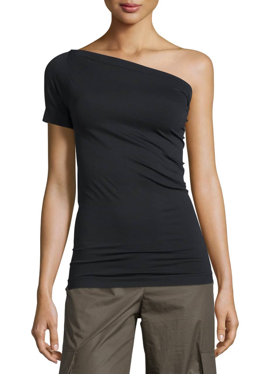 Helmut lang one shoulder top store
